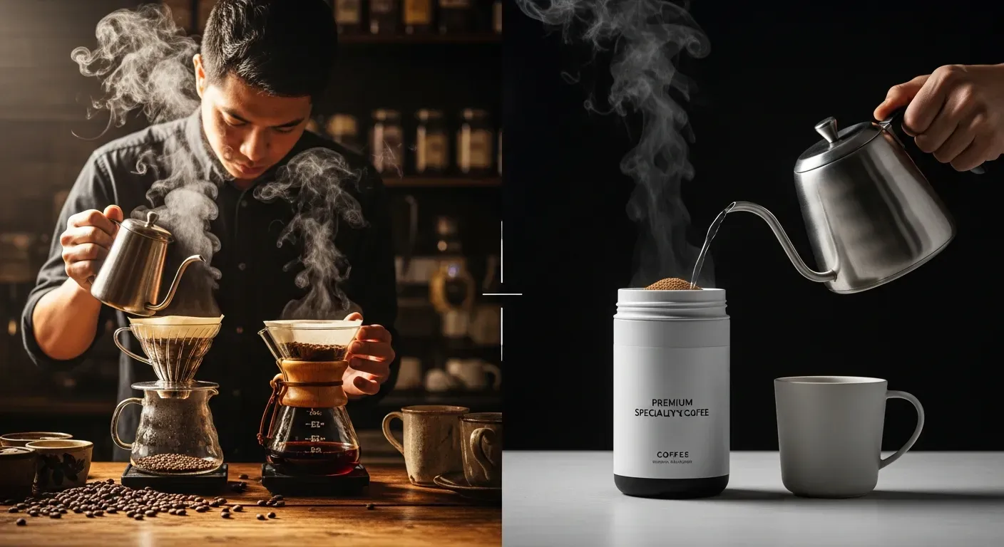 Café instantáneo y especialidad